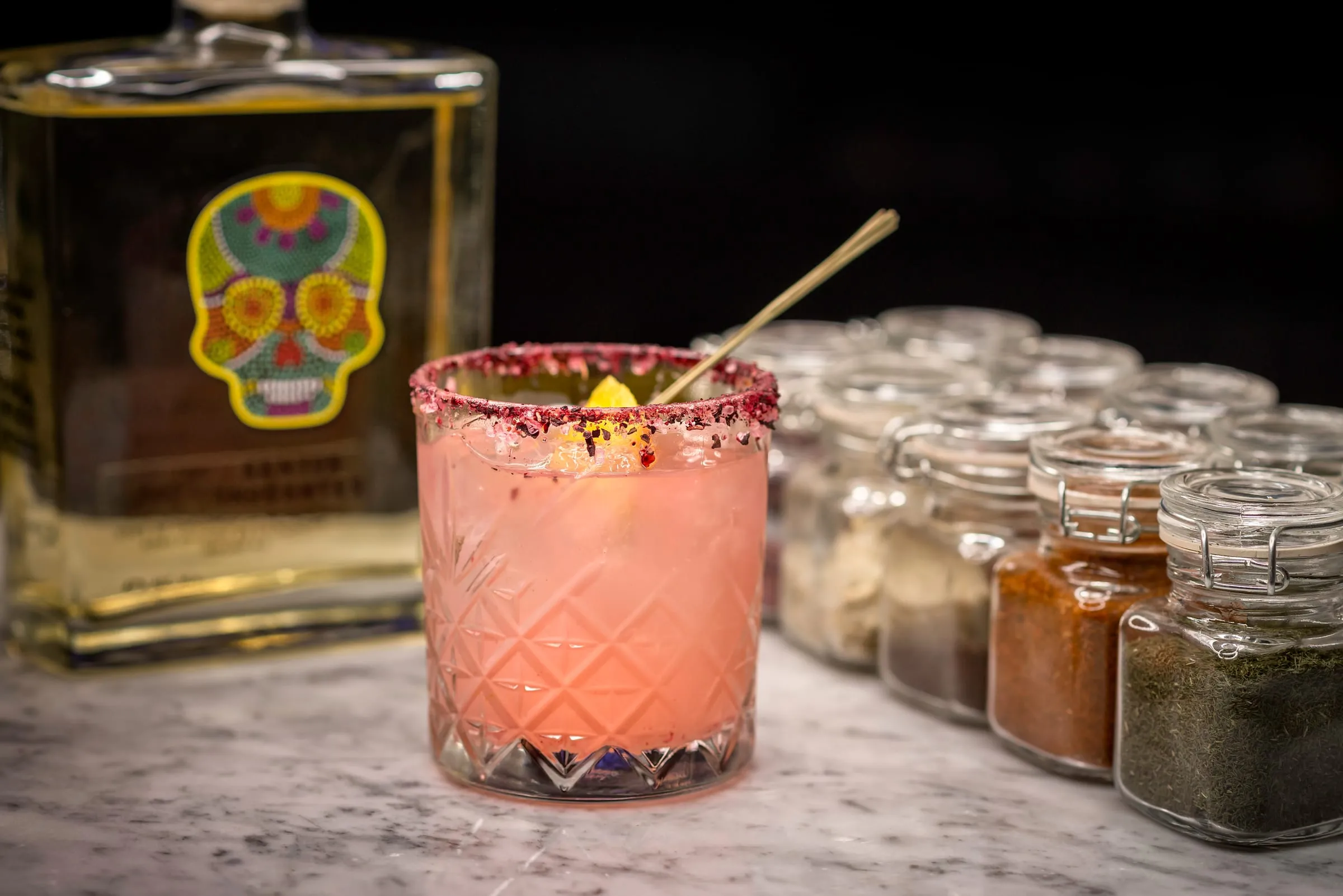 Cocktail and bar atmosphere photography in Cancún